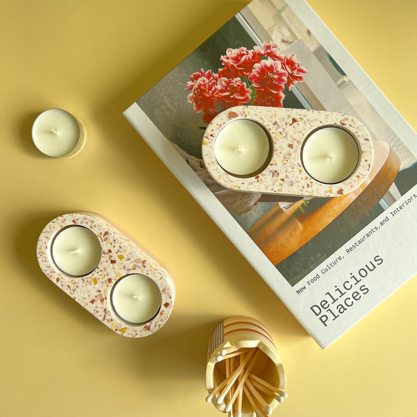 Tea Lights Holder DOUBLE