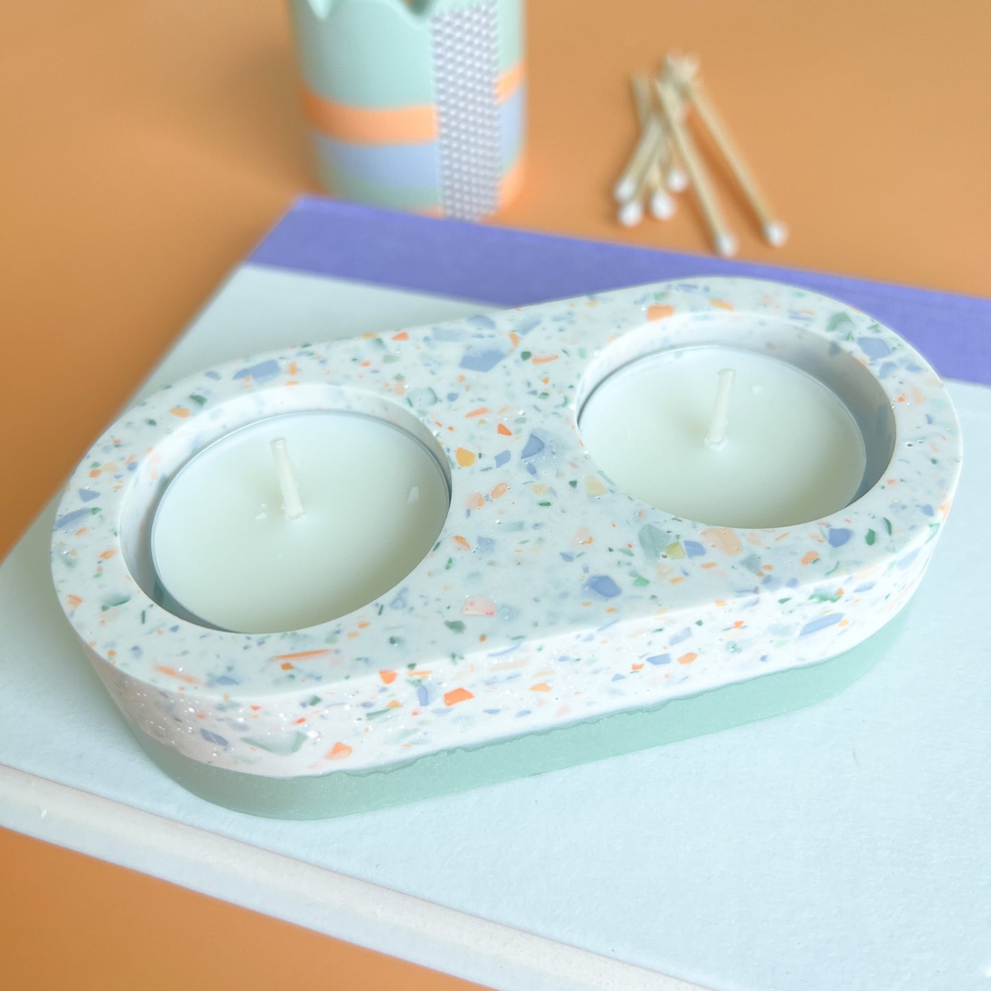Tea Lights Holder DOUBLE