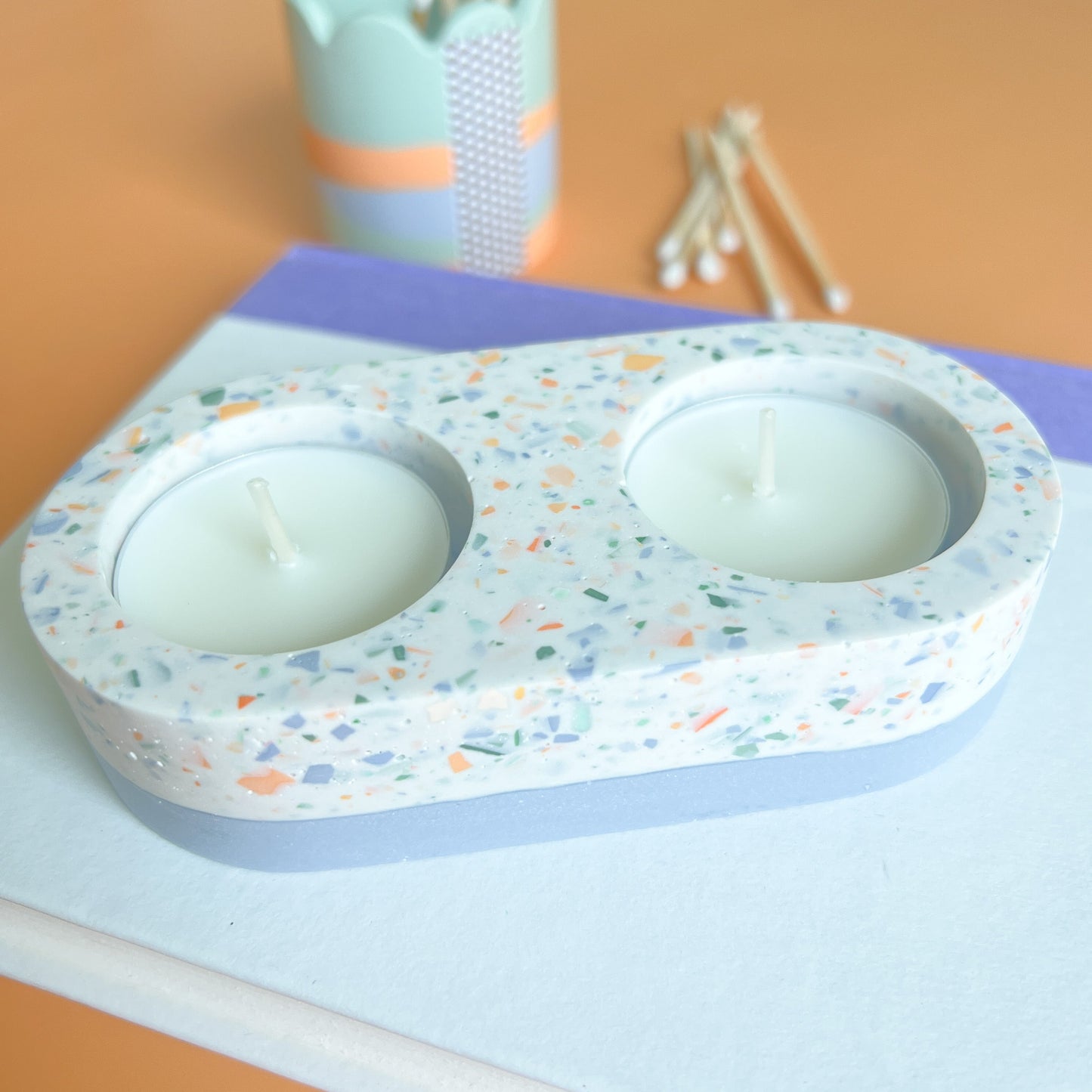 Tea Lights Holder DOUBLE
