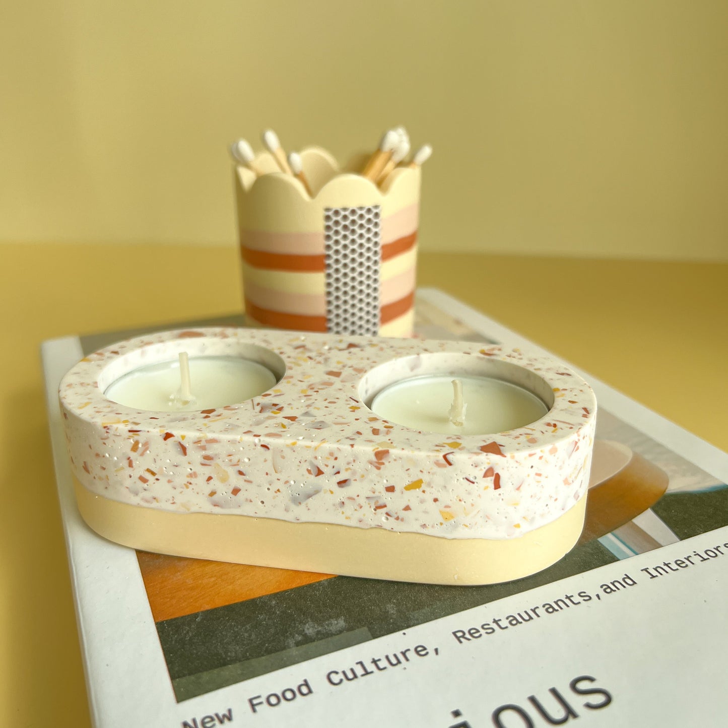 Tea Lights Holder DOUBLE