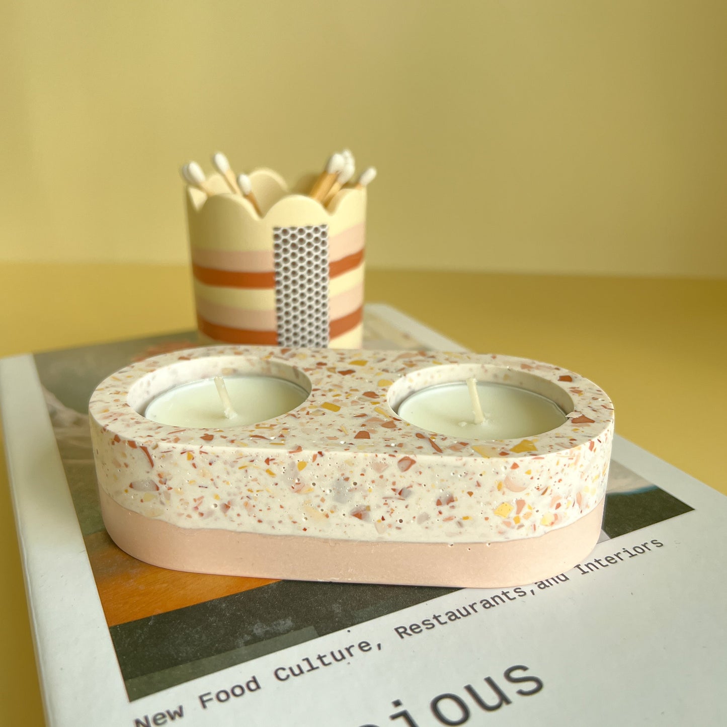 Tea Lights Holder DOUBLE
