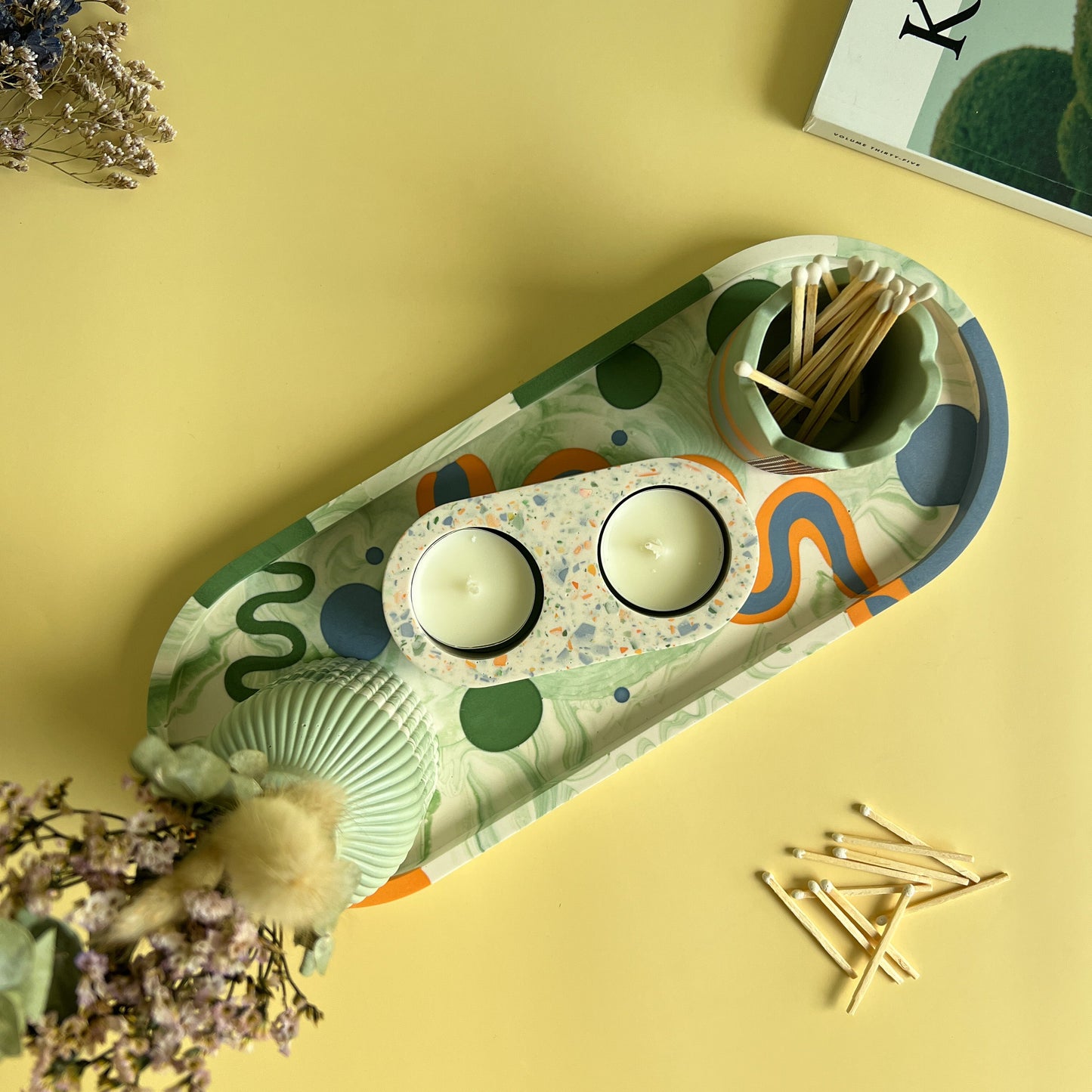 Tray OVAL (XL) “Flow”