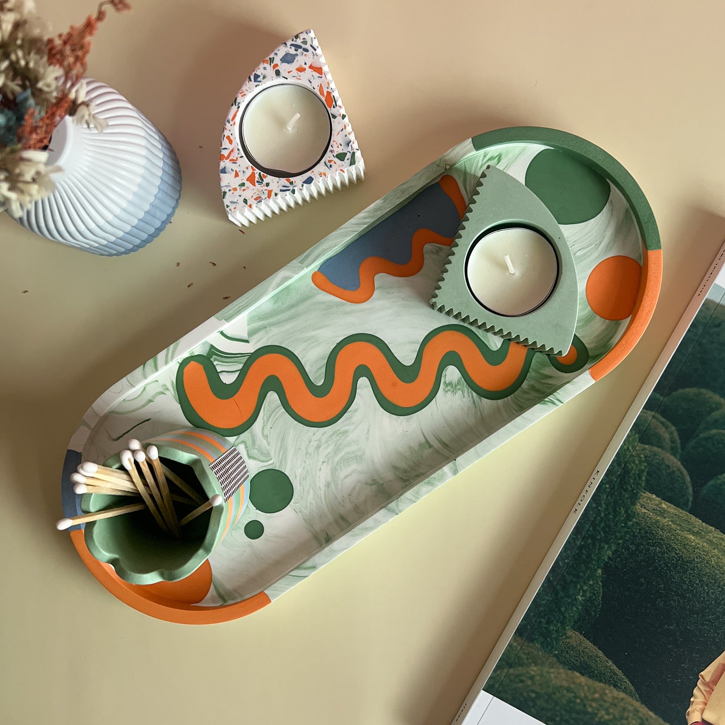 Tray OVAL (XL) “Flow”