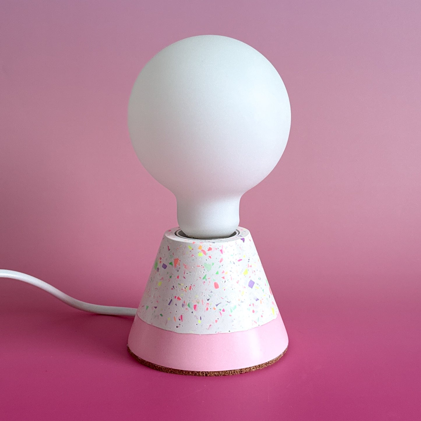 Table Lamp CONE “Terrazzo”