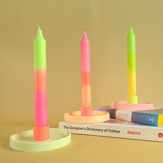 Candle Holder DISH “Neon”