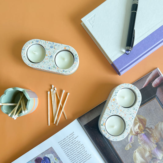 Tea Lights Holder DOUBLE