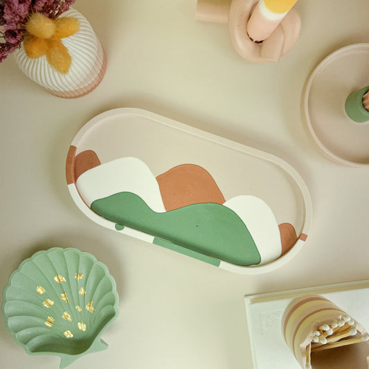 Tray OVAL (L) “Hills”