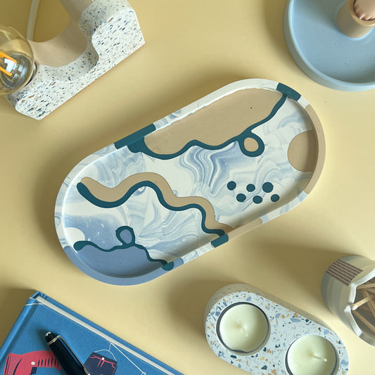 Tray OVAL (L) “Flow”