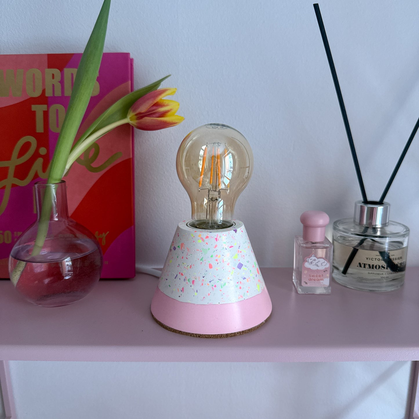 Table Lamp CONE “Terrazzo”